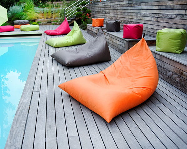 Pouf poire géant