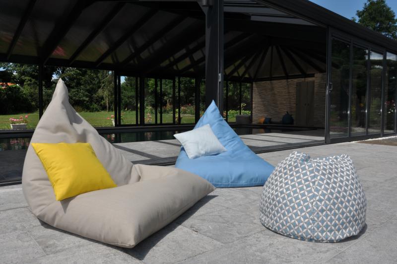 Pouf poire géant