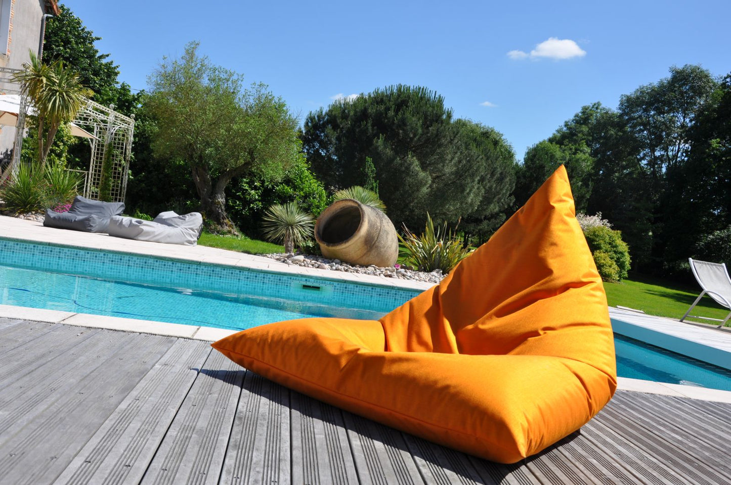 Pouf poire géant