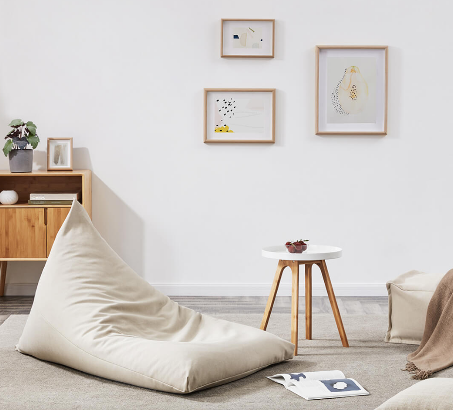 POUF GEANT en Velour